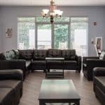 Retreat of Atlanta Community Room with large sofas