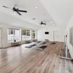 Yoga studio interior