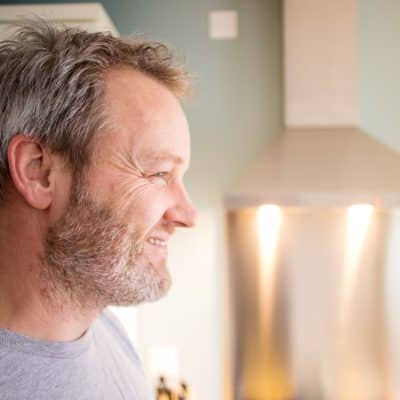 Man hopeful about addiction treatment at the best rehabs in Georgia at Recover Now