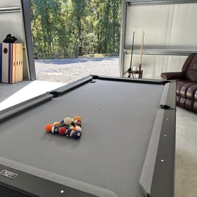 Recreation area with pool table at Recover Now Central Alabama Campus Outpatient Rehab and Sober Living.
